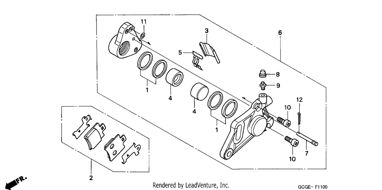 FRONT BRAKE CALIPER