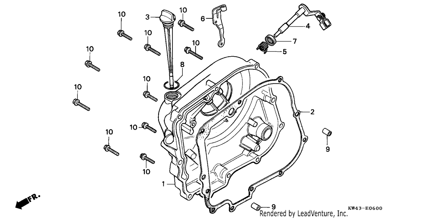 RIGHT CRANKCASE COVER
