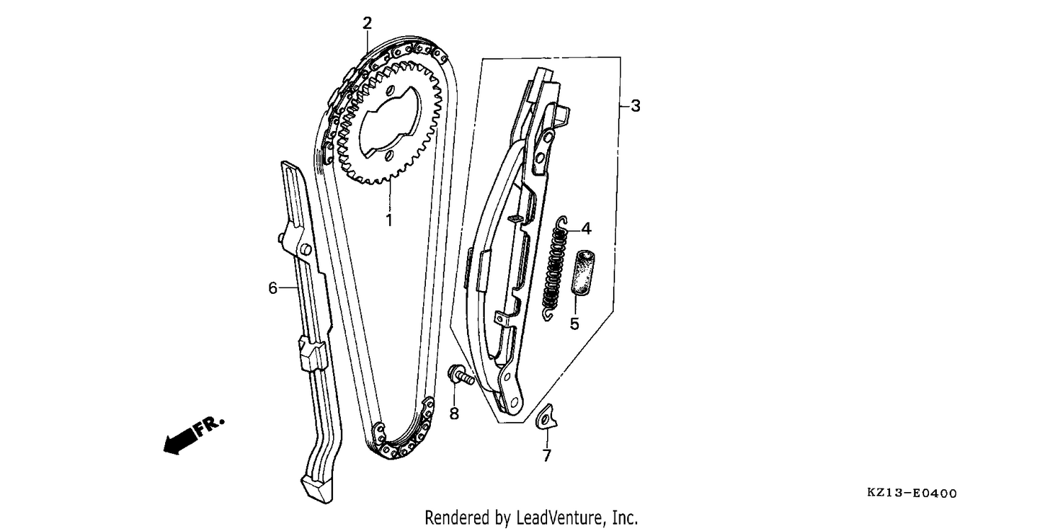 CAM CHAIN/TENSIONER