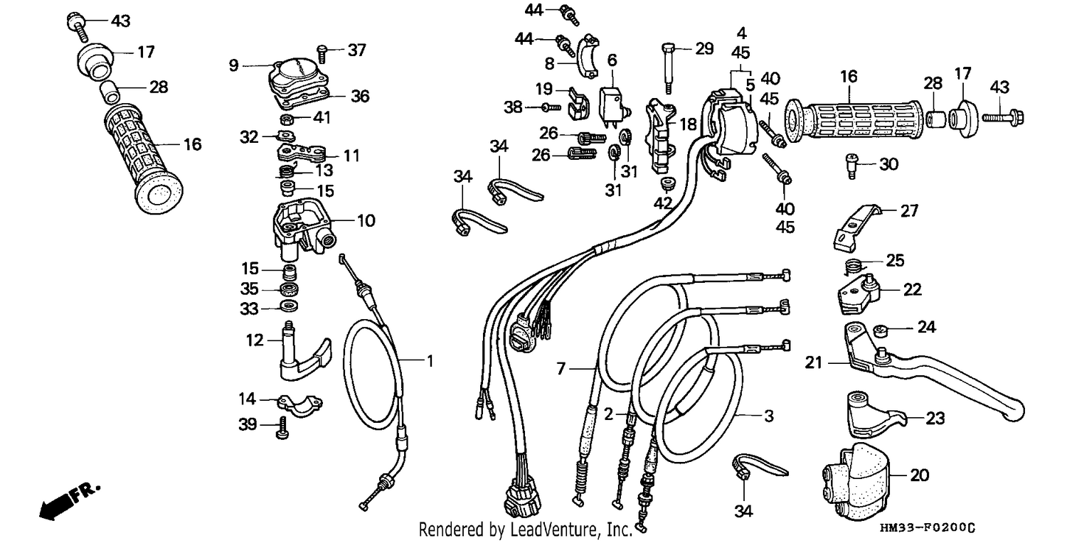 HANDLE LEVER/SWITCH/CABLE