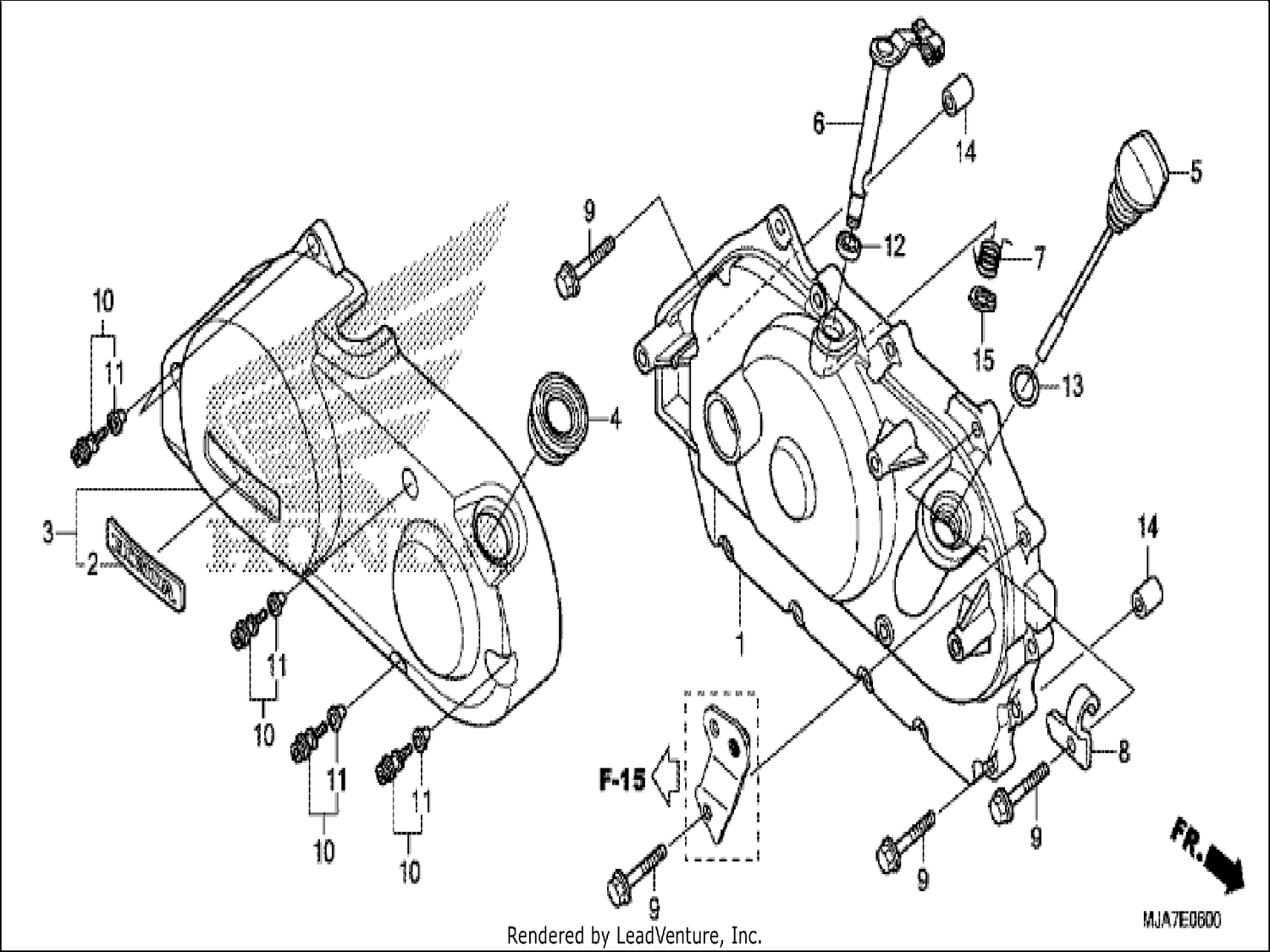  RIGHT CRANKCASE COVER