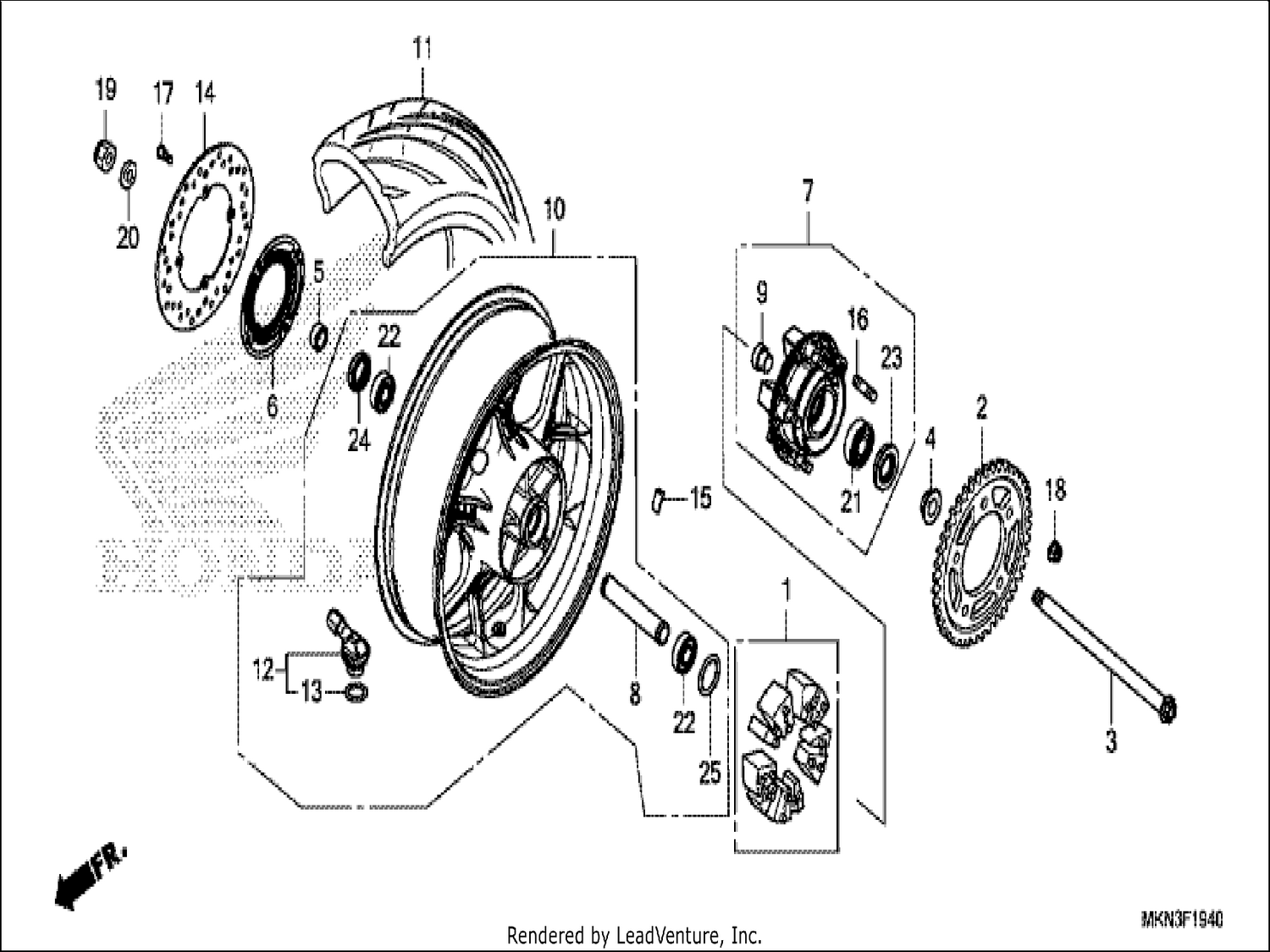  40 REAR WHEEL
