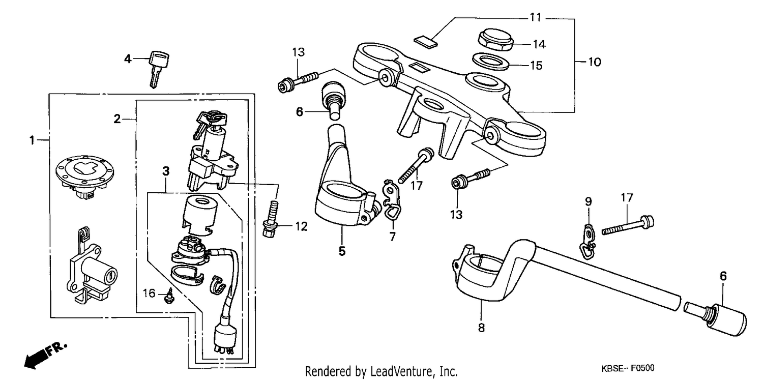 HANDLE PIPE/TOP BRIDGE
