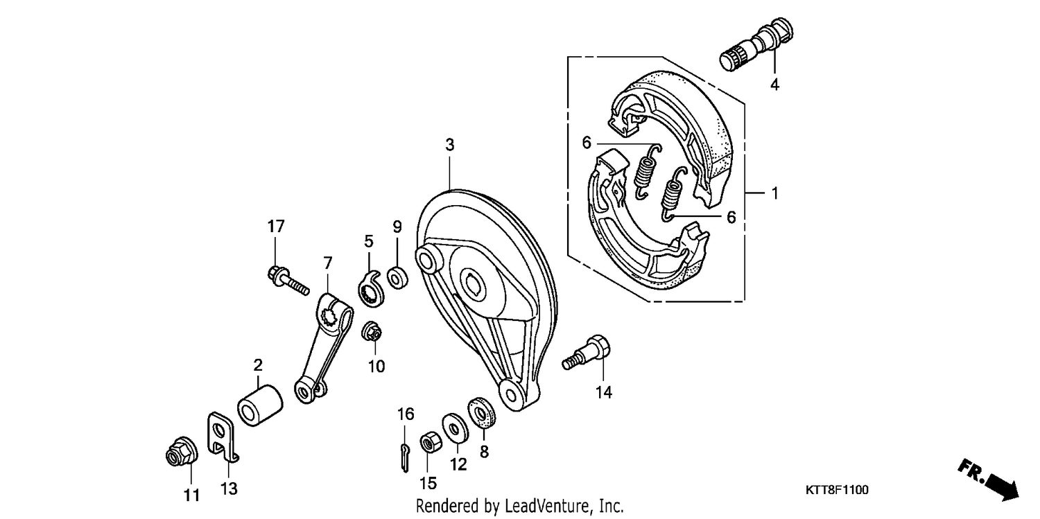 REAR BRAKE PANEL