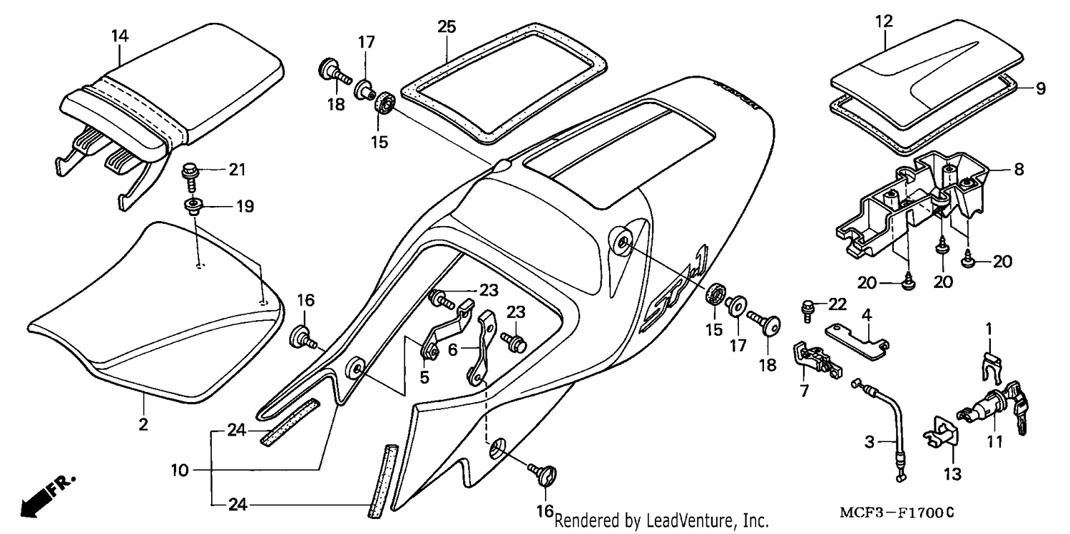 SEAT/SEAT COWL