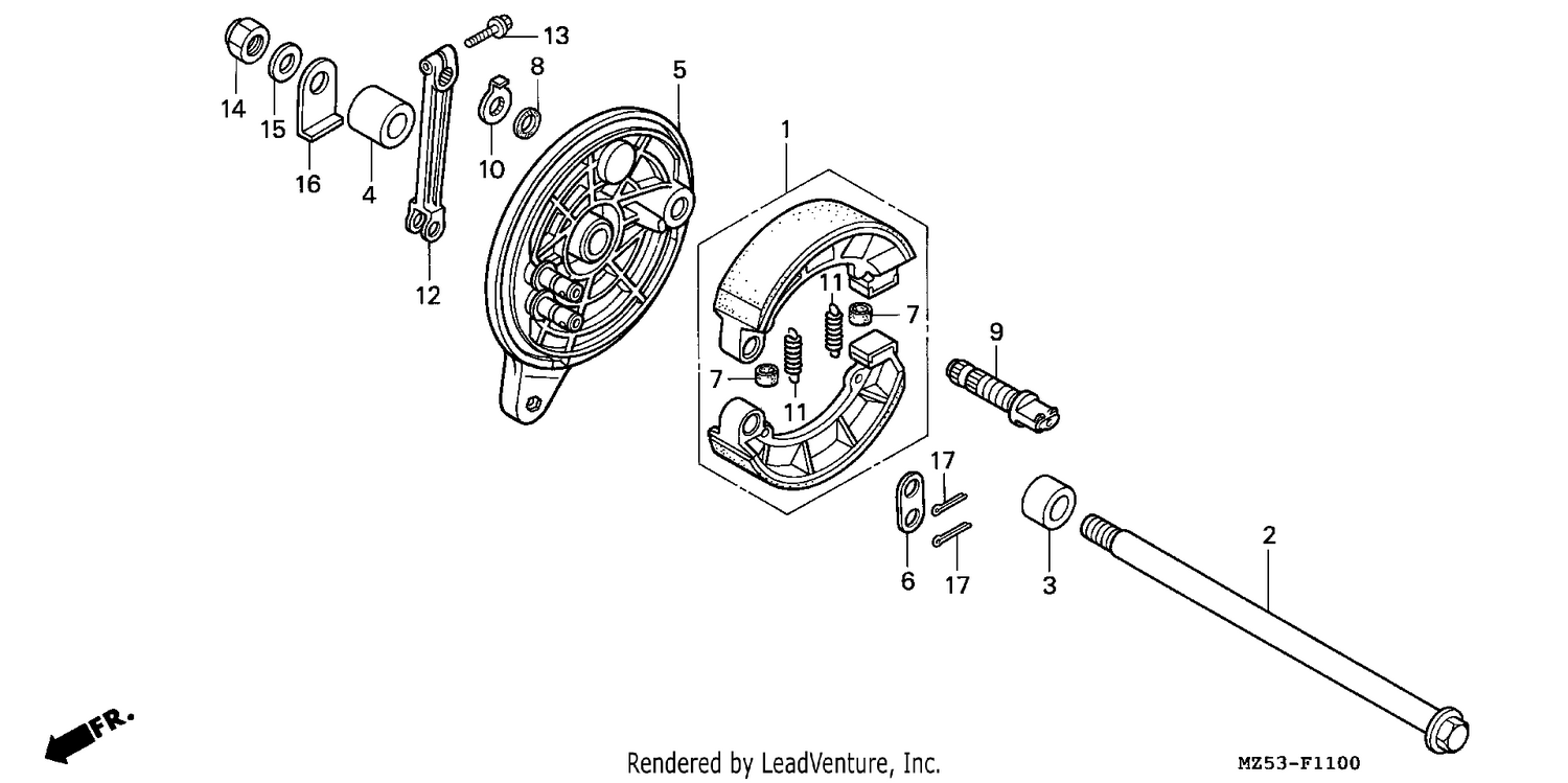 REAR BRAKE PANEL