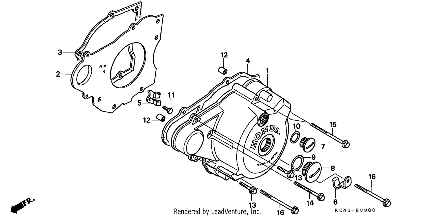 LEFT CRANKCASE COVER