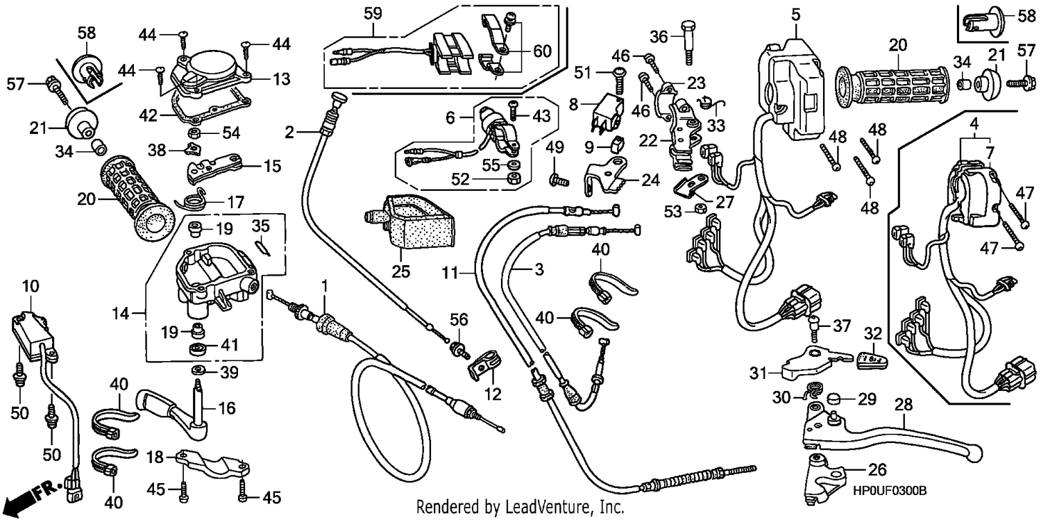 HANDLE LEVER/SWITCH/CABLE
