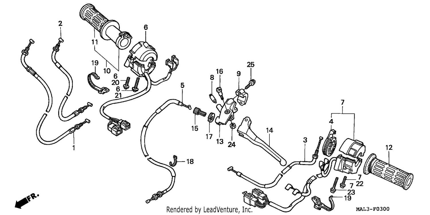 HANDLE LEVER/SWITCH/CABLE