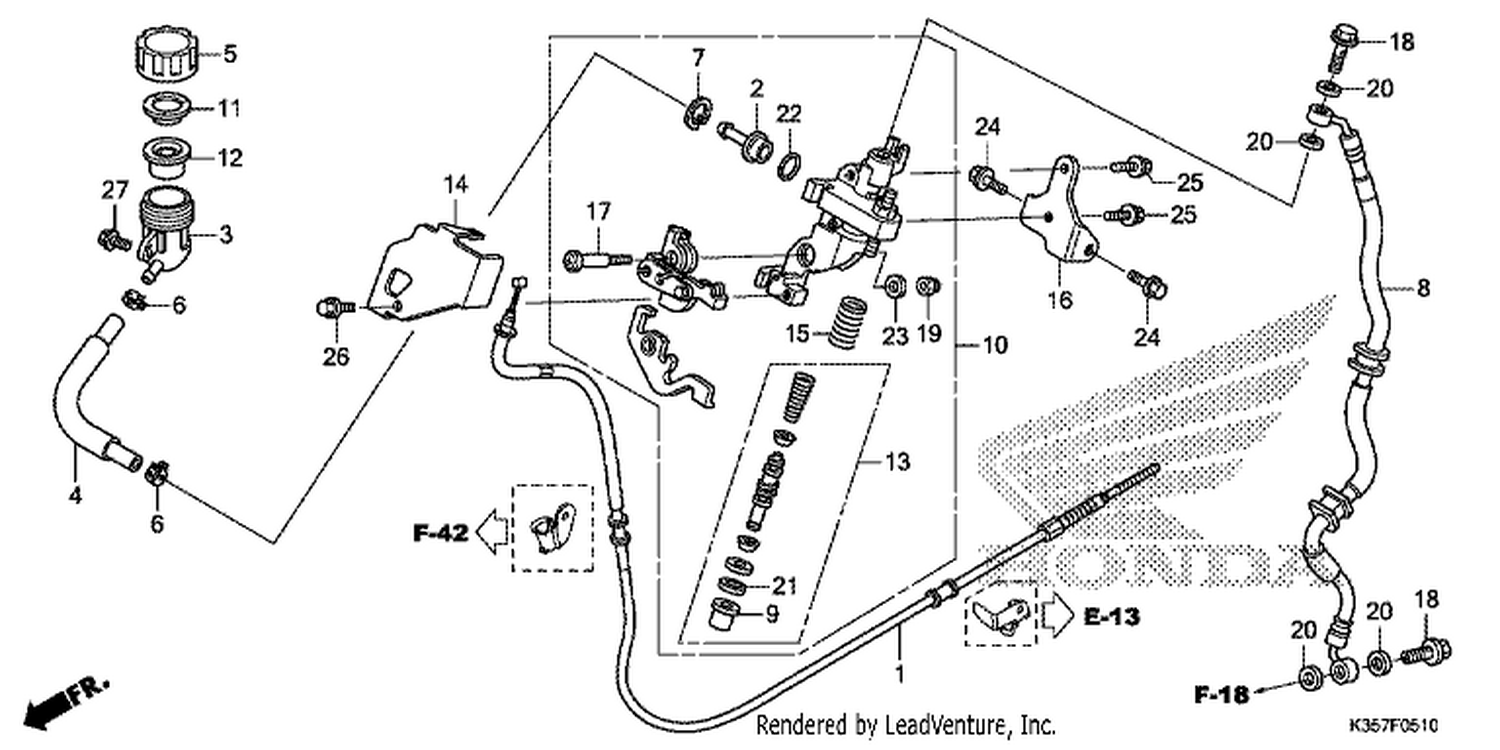  10 BRAKE MASTER CYLINDER