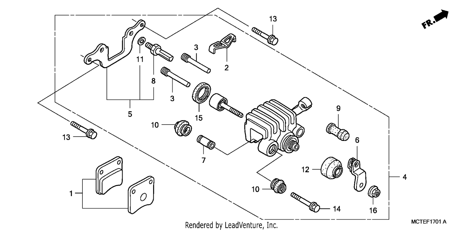 PARKING BRAKE CALIPER