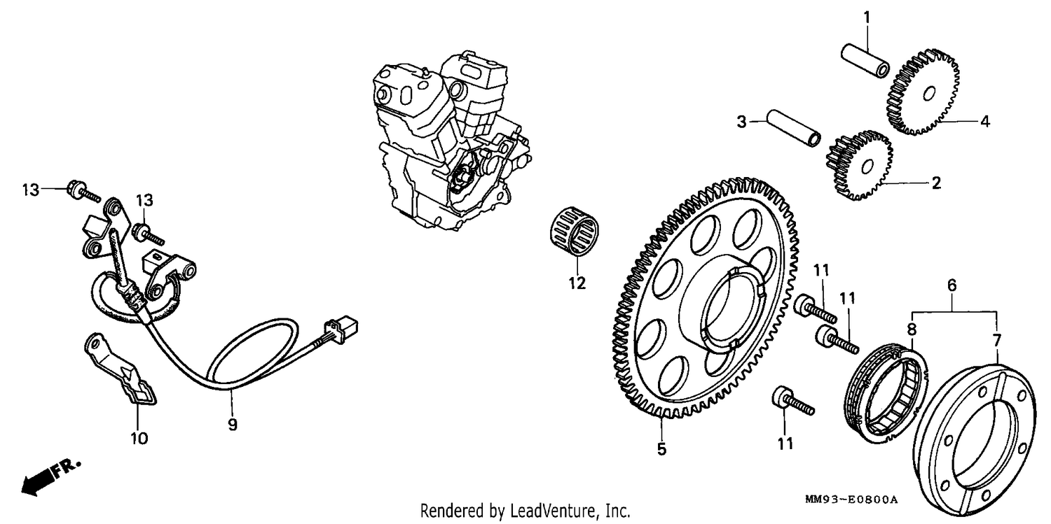 PULSE GENERATOR/ STARTING CLUTCH