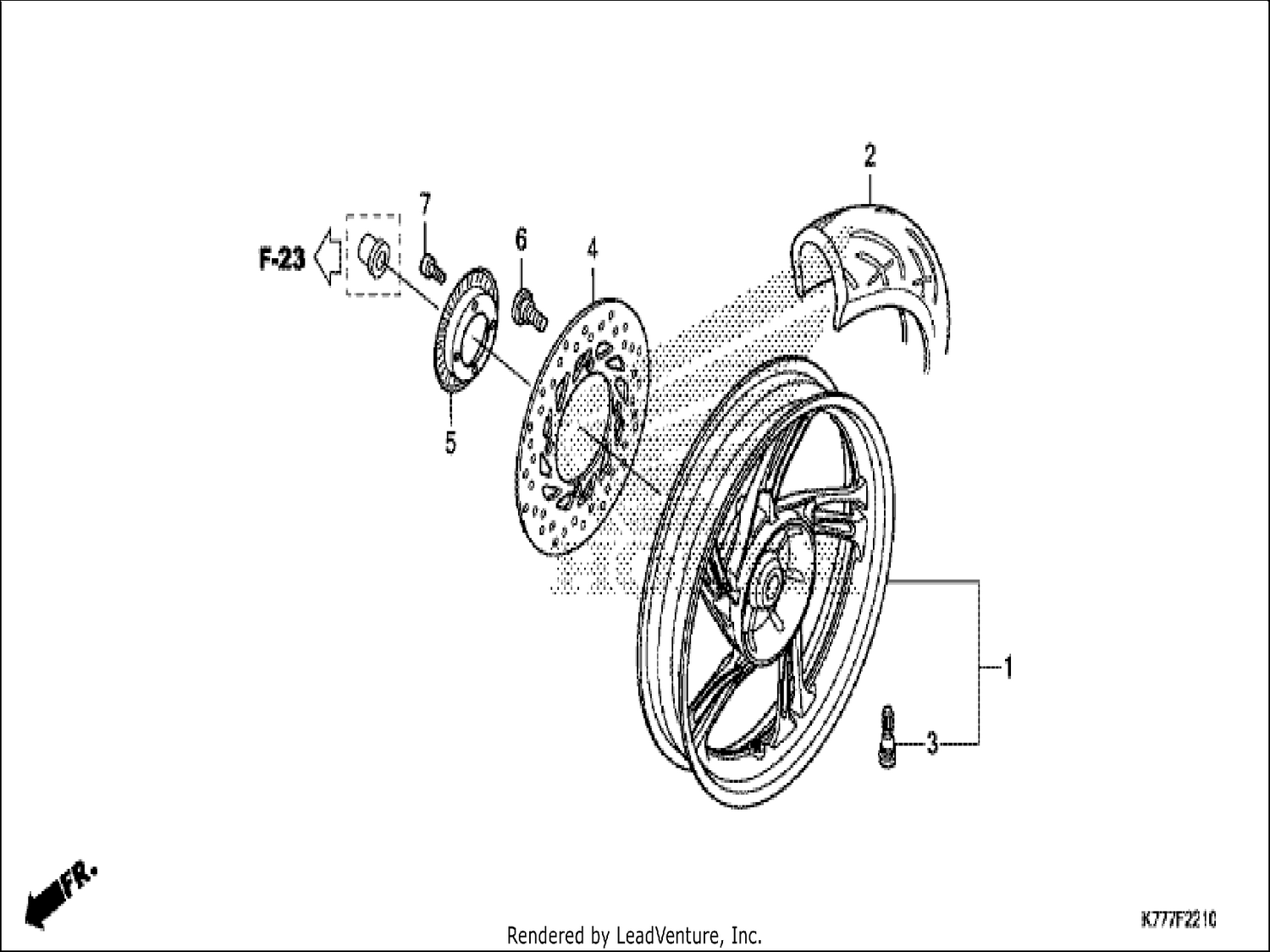  10 REAR WHEEL
