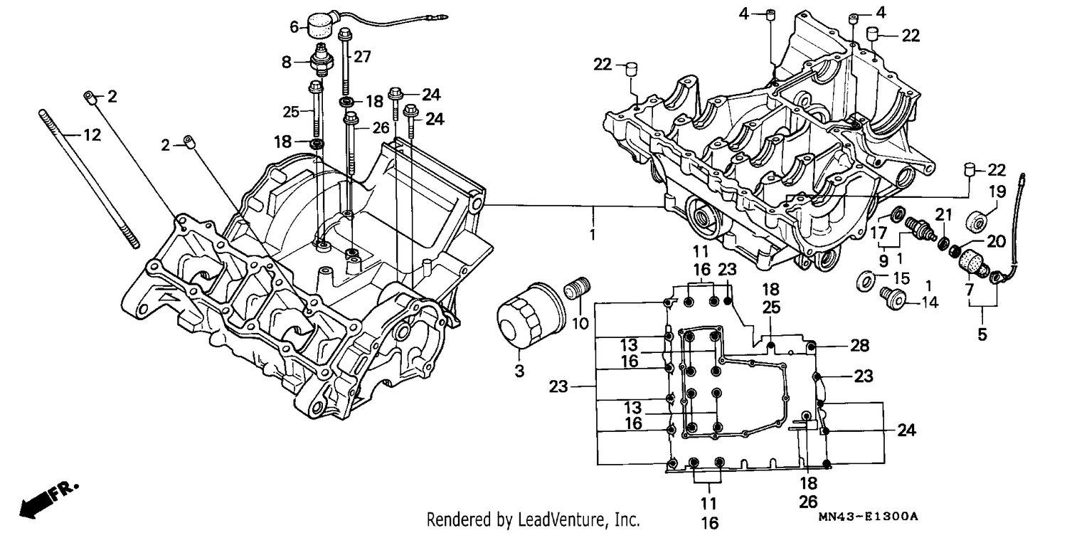 CRANKCASE SET