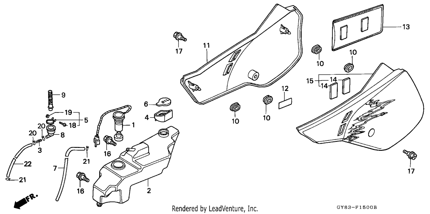 SIDE COVER/OIL TANK