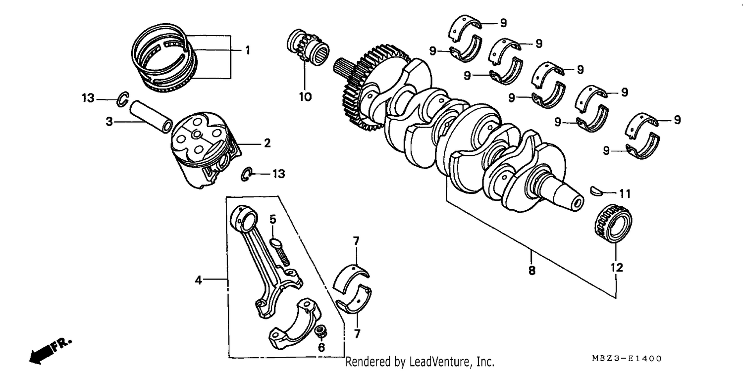 CRANKSHAFT/PISTON