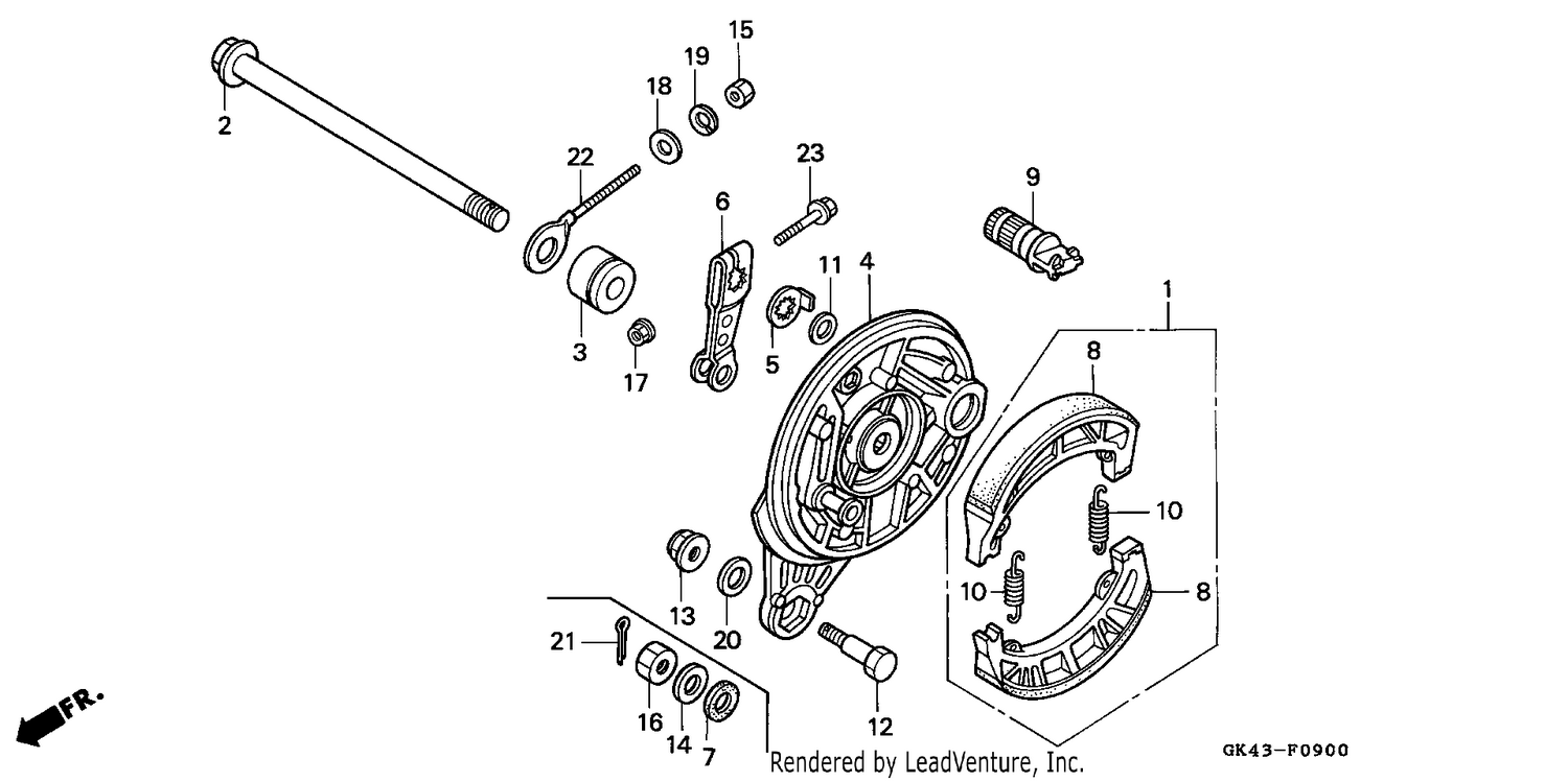 REAR BRAKE PANEL