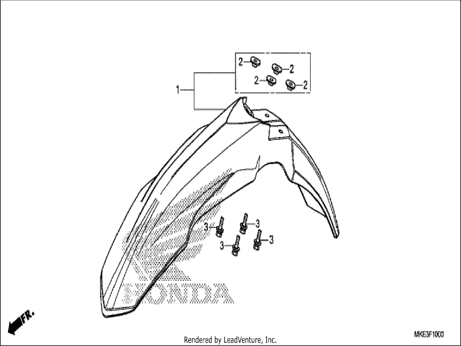  FRONT FENDER