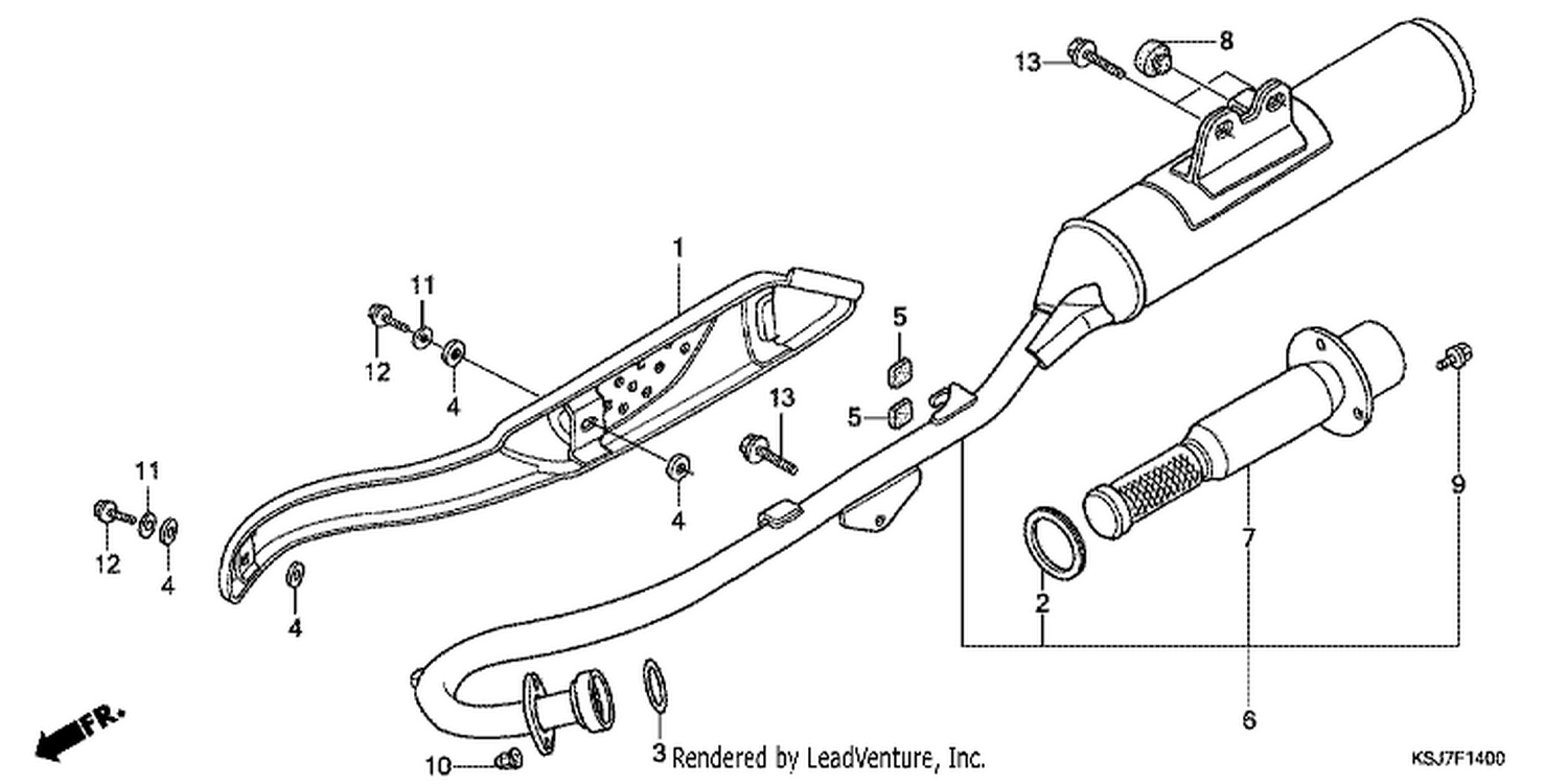  EXHAUST MUFFLER