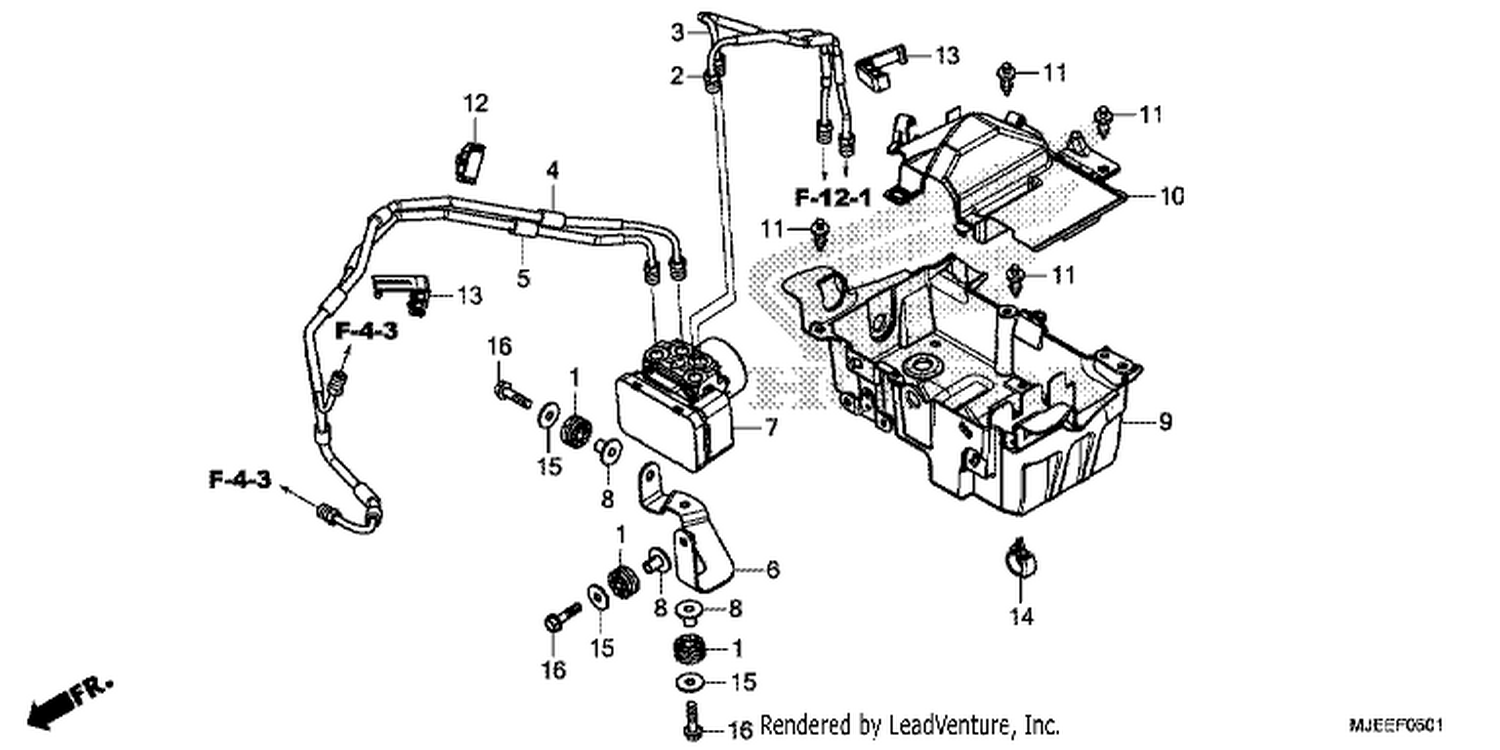  1 ABS MODULATOR/TRAY (2)