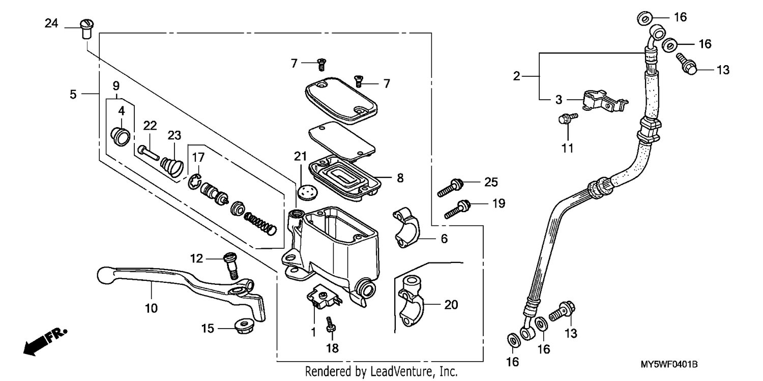 FR. BRAKE MASTER CYLINDER (2)