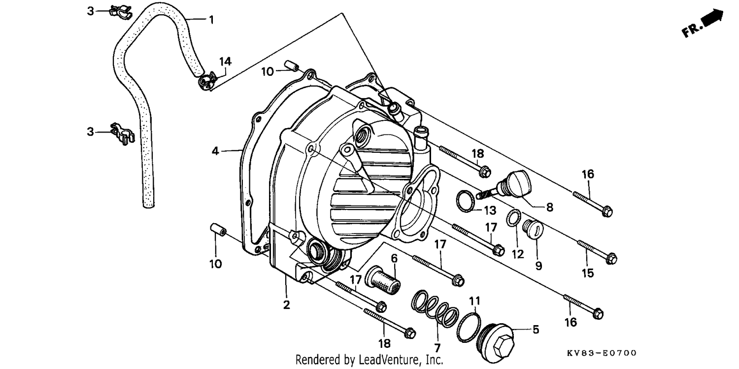 RIGHT CRANKCASE COVER