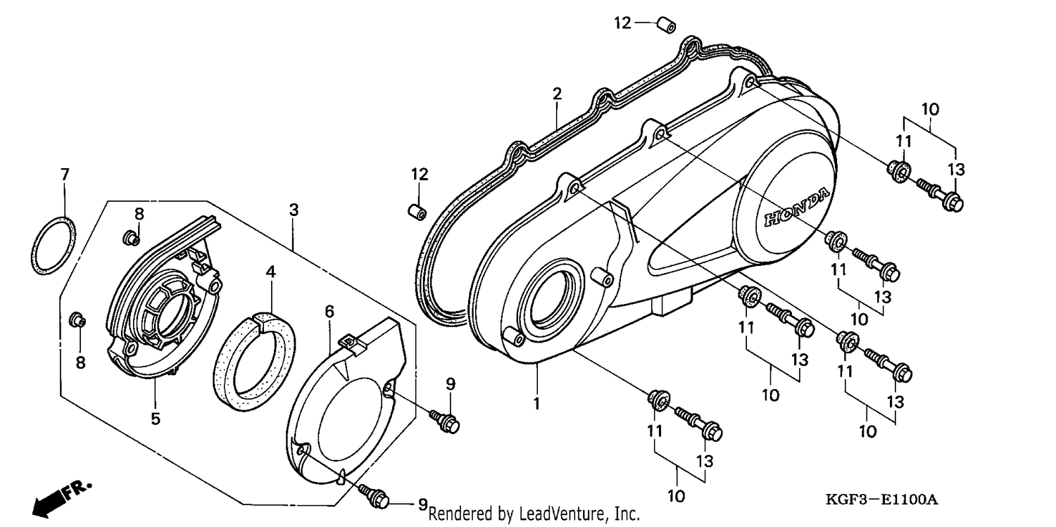 LEFT CRANKCASE COVER