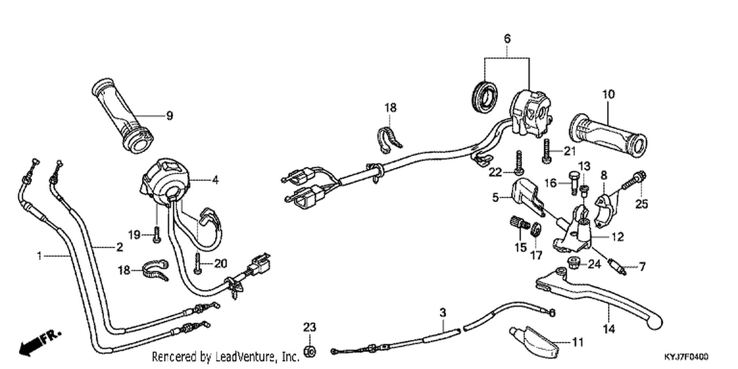  HANDLE LEVER/SWITCH/CABLE