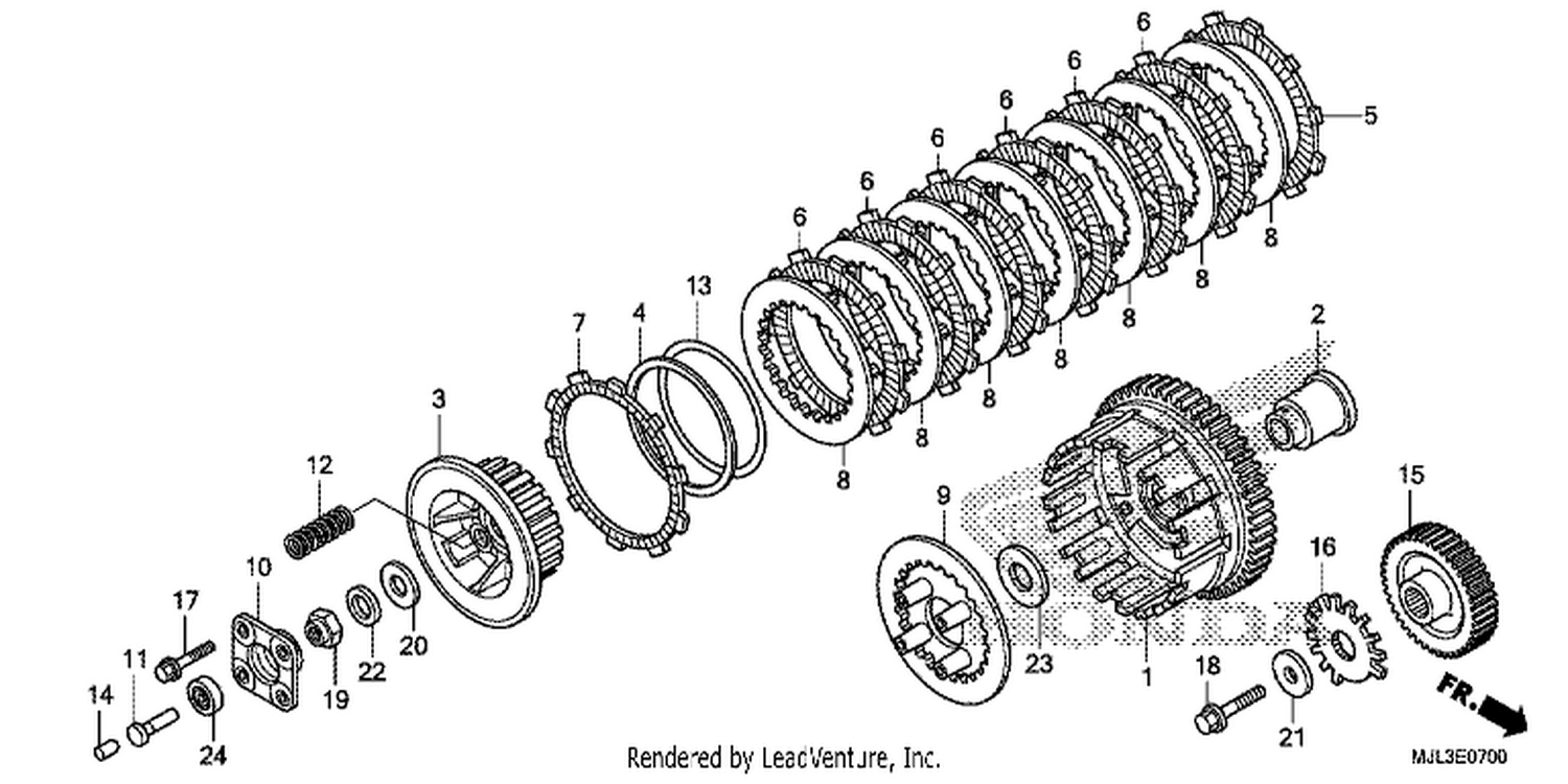  CLUTCH ( NC750X/ XA)