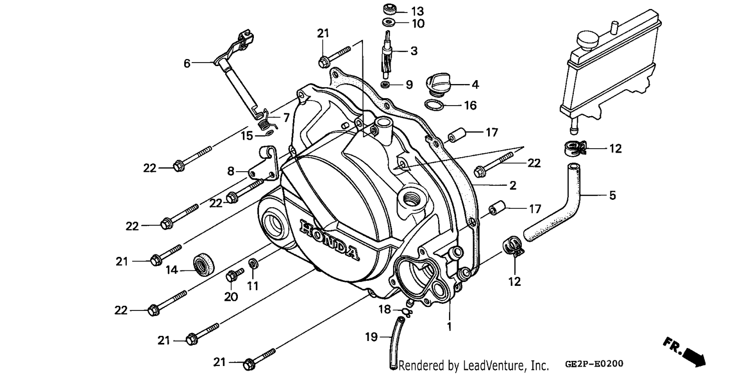 RIGHT CRANKCASE COVER