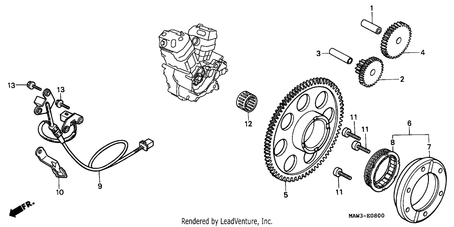PULSE GENERATOR/ STARTING CLUTCH