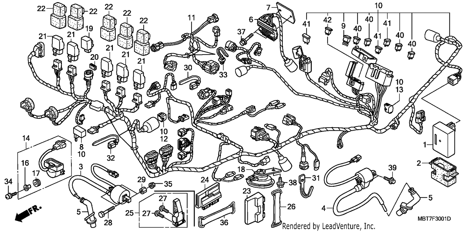 WIRE HARNESS (XL1000VA)