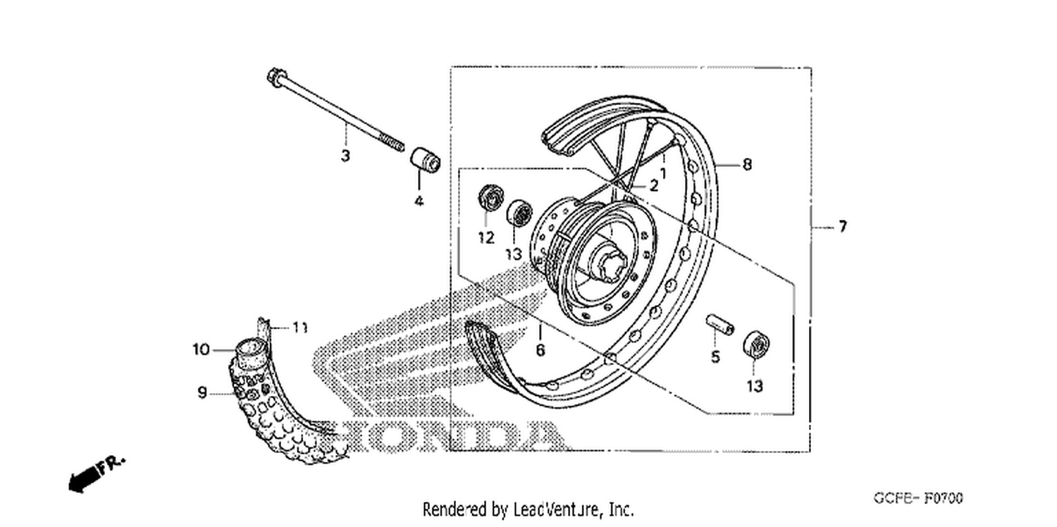  FRONT WHEEL