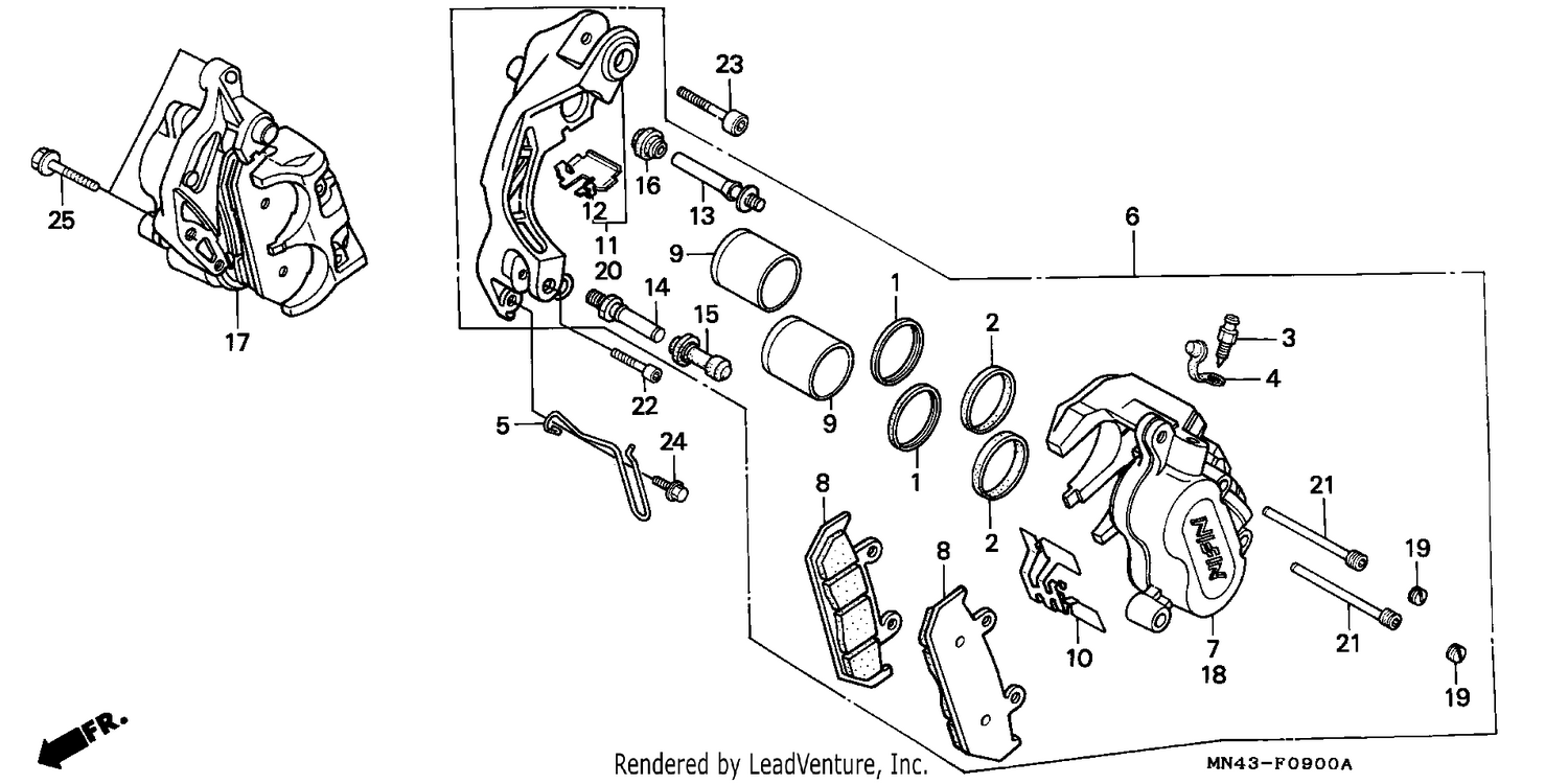 FRONT BRAKE CALIPER