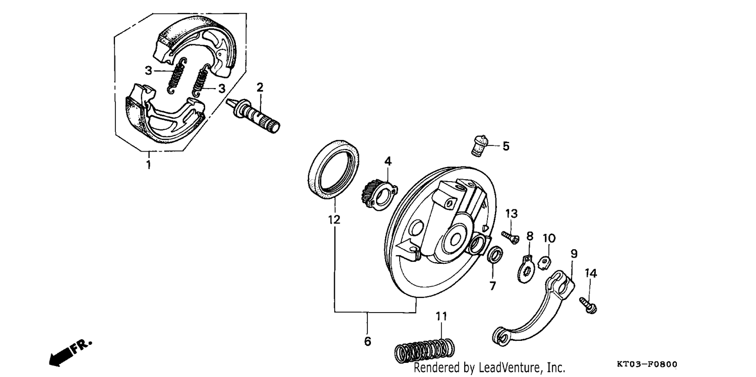 FRONT BRAKE PANEL