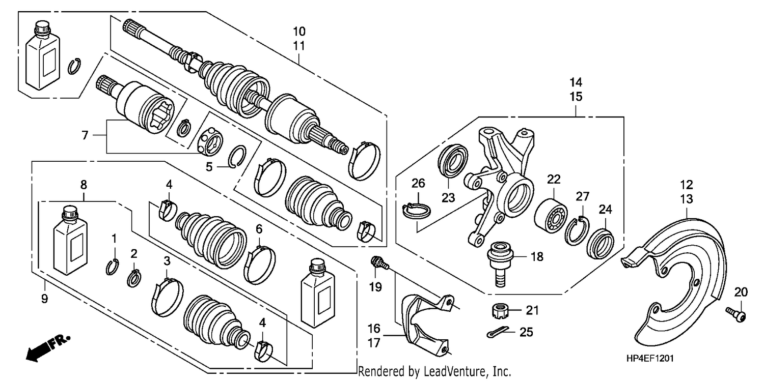 FRONT KNUCKLE (4WD)