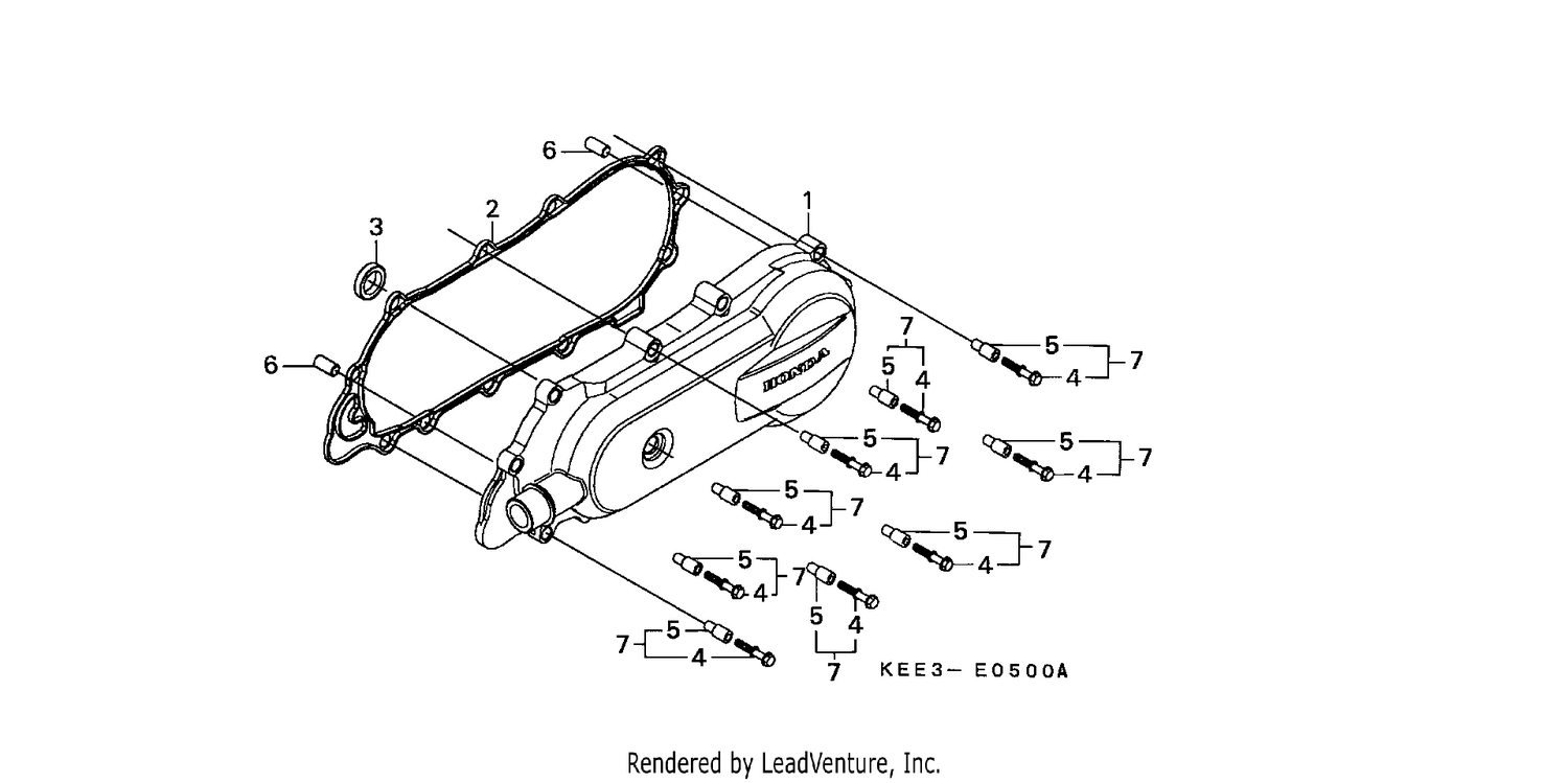LEFT CRANKCASE COVER