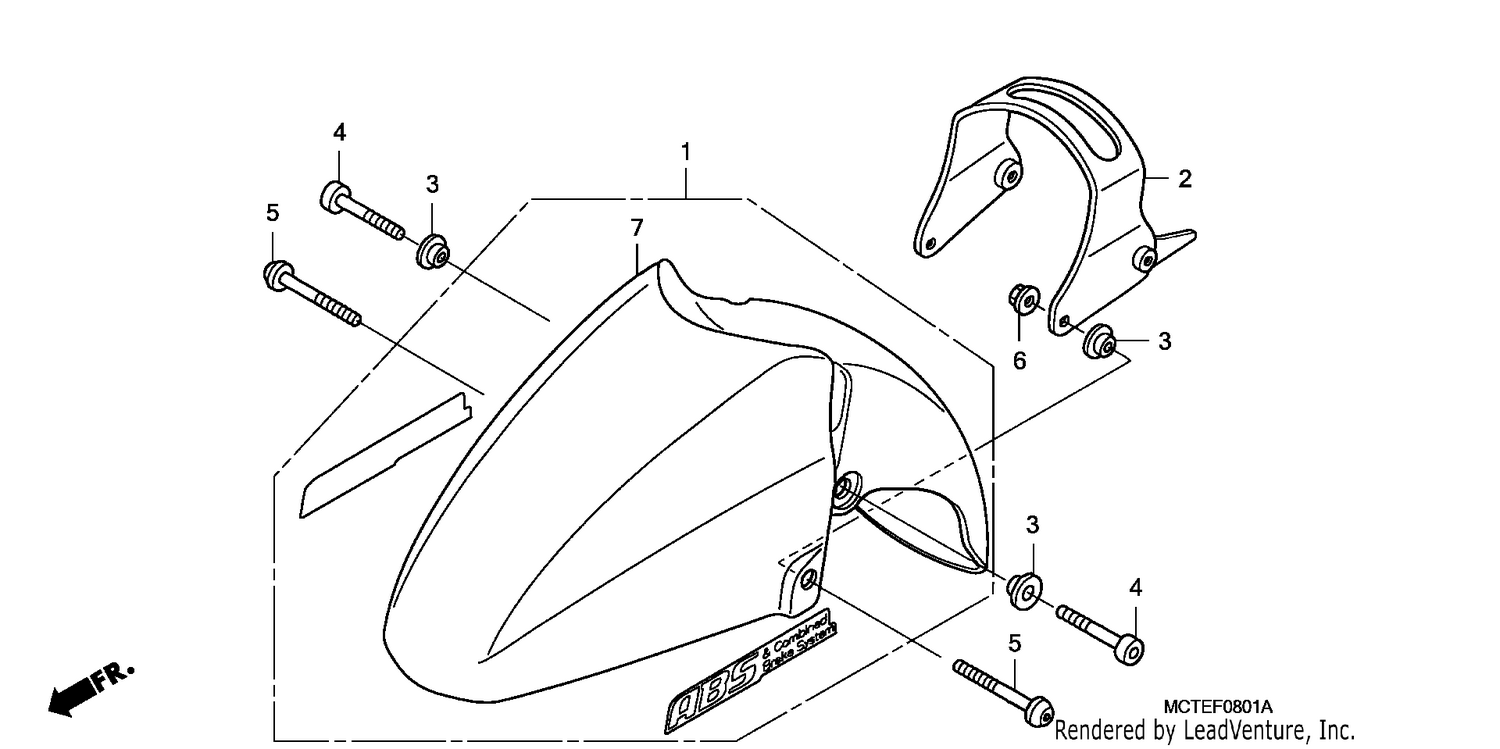 FRONT FENDER (FJS600D7/FJS600A)