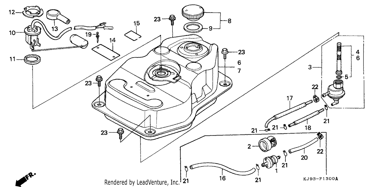 FUEL TANK (CH125E/G)
