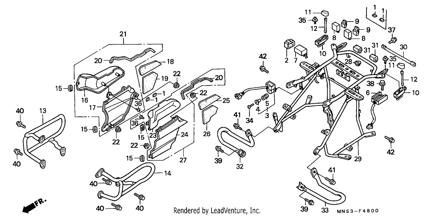 ENGINE GUARD/ SADDLE BAG STAY