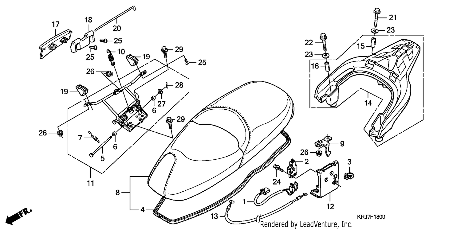 SEAT/REAR CARRIER