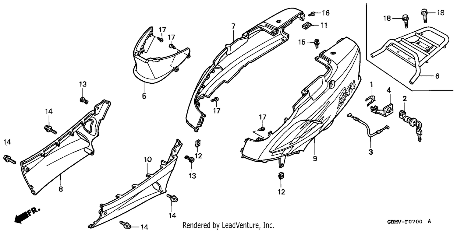 BODY COVER/ LUGGAGE CARRIER