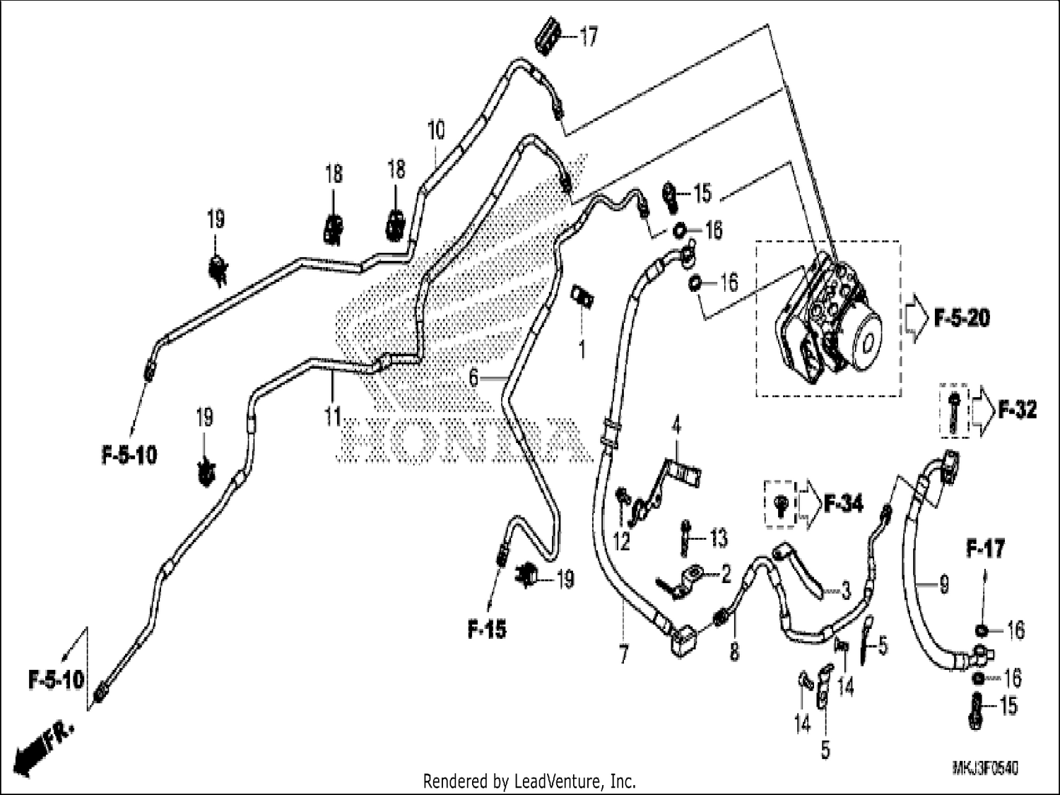  40 BRAKE PIPE/BRAKE HOSE
