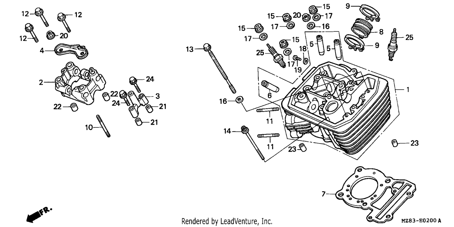 CYLINDER HEAD (FRONT)