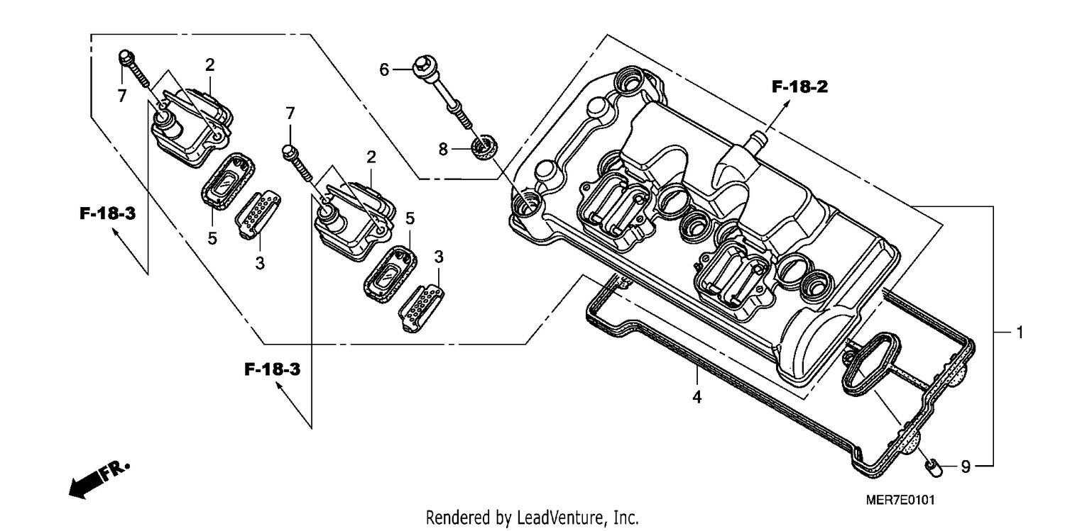 CYLINDER HEAD COVER (CBF600S8/SA8/N8/NA8)