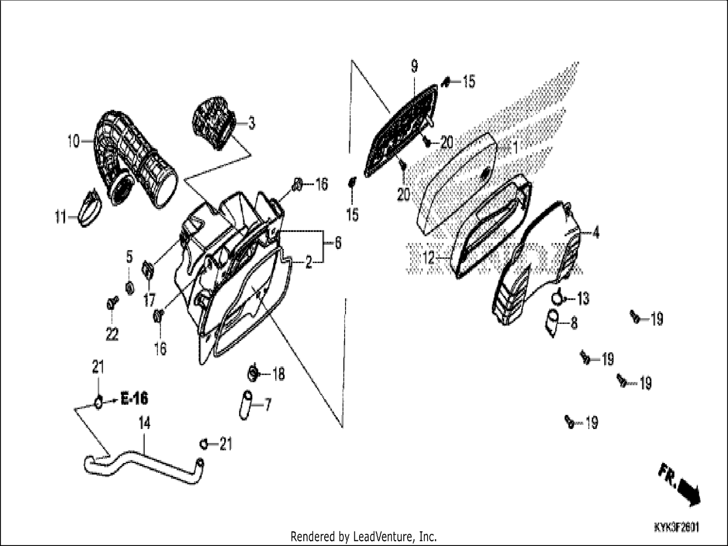  1 AIR CLEANER (CRF110FK)