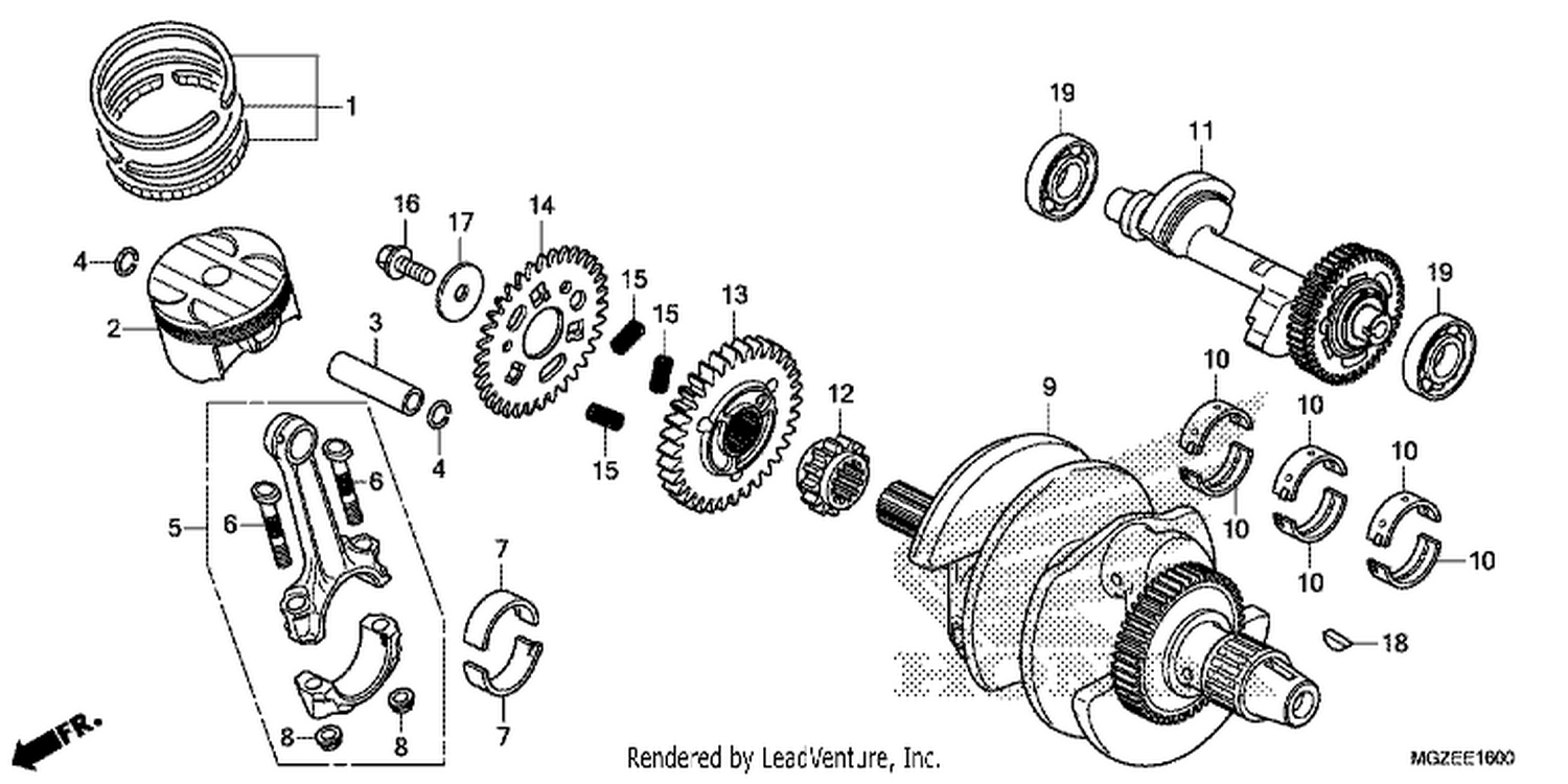  CRANKSHAFT/PISTON