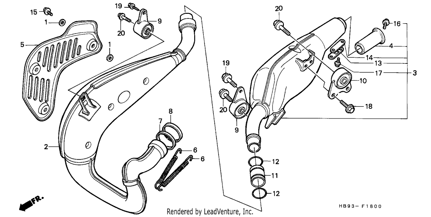 EXHAUST MUFFLER