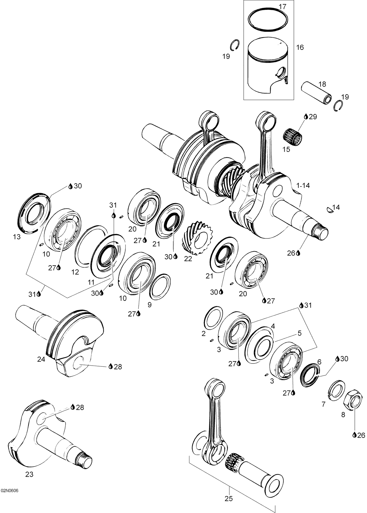 01- Crankshaft And Pistons