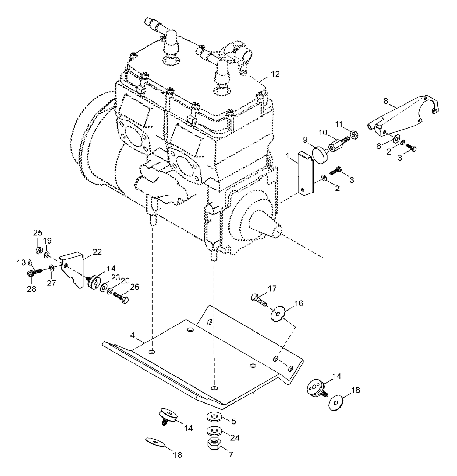 01- Engine Mount Plate